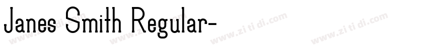 Janes Smith Regular字体转换